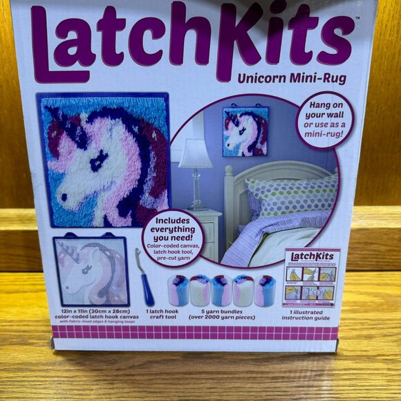 NEW - LatchKits Unicorn Mini-Rug - Picture 10 of 12